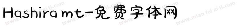 Hashira mt字体转换